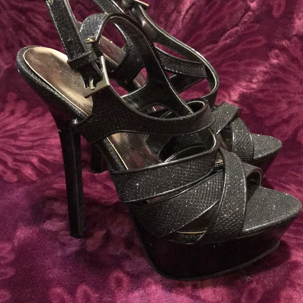 Wild Diva platform heels